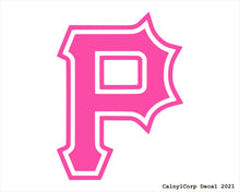 Load image into Gallery viewer, Pittsburgh Pirates Vinyl Sticker Decals.
