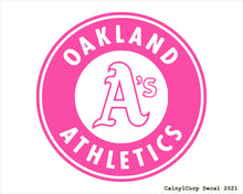 Load image into Gallery viewer, Oakland Athletics Vinyl Sticker Decals.