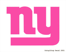 Load image into Gallery viewer, New York Giants Vinyl Sticker Decals.