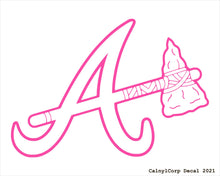 Load image into Gallery viewer, Atlanta Braves Vinyl Sticker Decals
