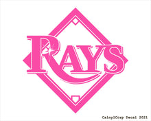 Load image into Gallery viewer, Tampa Bay Rays Vinyl Sticker Decals
