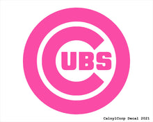 Load image into Gallery viewer, Chicago Cubs Vinyl Sticker Decals.