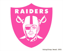 Load image into Gallery viewer, Las Vegas Raiders Vinyl Sticker Decals.