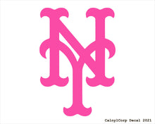 Load image into Gallery viewer, New York Mets Vinyl Sticker Decals.