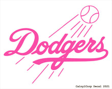 Load image into Gallery viewer, Dodgers Vinyl Sticker Decals