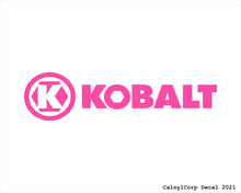 Load image into Gallery viewer, Kobalt Tools Vinyl Sticker Decals.