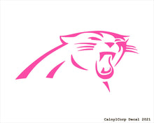 Load image into Gallery viewer, Carolina Panthers Vinyl Sticker Decals.
