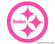 Load image into Gallery viewer, Pittsburgh Steelers Vinyl Sticker Decals.