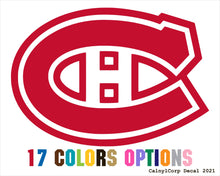 Load image into Gallery viewer, Montreal Canadiens Vinyl Sticker Decals