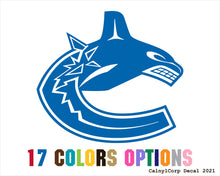Load image into Gallery viewer, Vancouver Canucks Vinyl Sticker Decals
