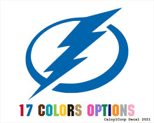 Load image into Gallery viewer, Tampa Bay Lightning Vinyl Sticker Decals