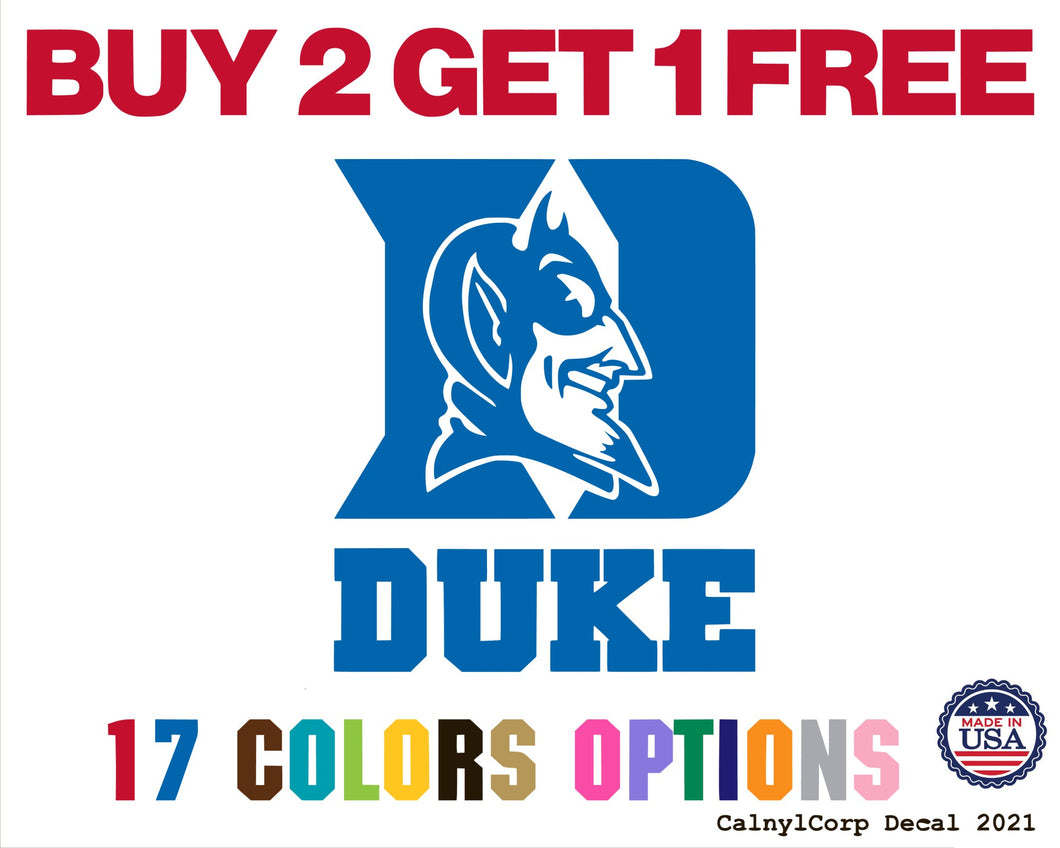 Duke Blue Devils Vinyl Sticker Decals