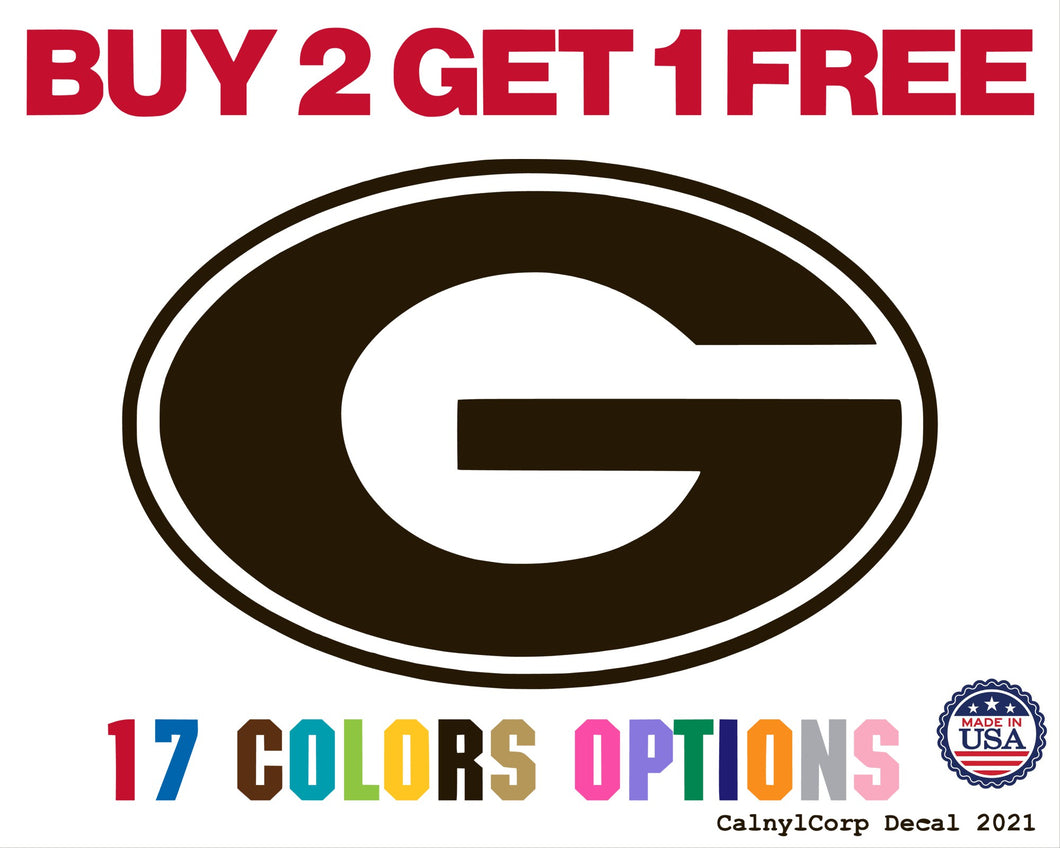 University of Georgia, Bulldogs 2nd Vinyl Sticker Decals