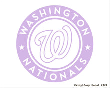 Load image into Gallery viewer, Washington Nationals Vinyl Sticker Decals
