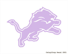 Load image into Gallery viewer, Detroit Lions Vinyl Sticker Decals.
