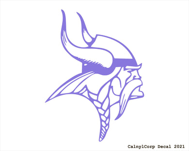 Minnesota Vikings Vinyl Sticker Decals.