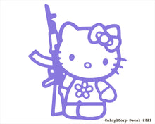 Load image into Gallery viewer, Kiti AK Machine Gun Vinyl Sticker Decals.
