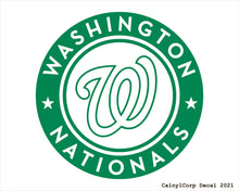 Load image into Gallery viewer, Washington Nationals Vinyl Sticker Decals
