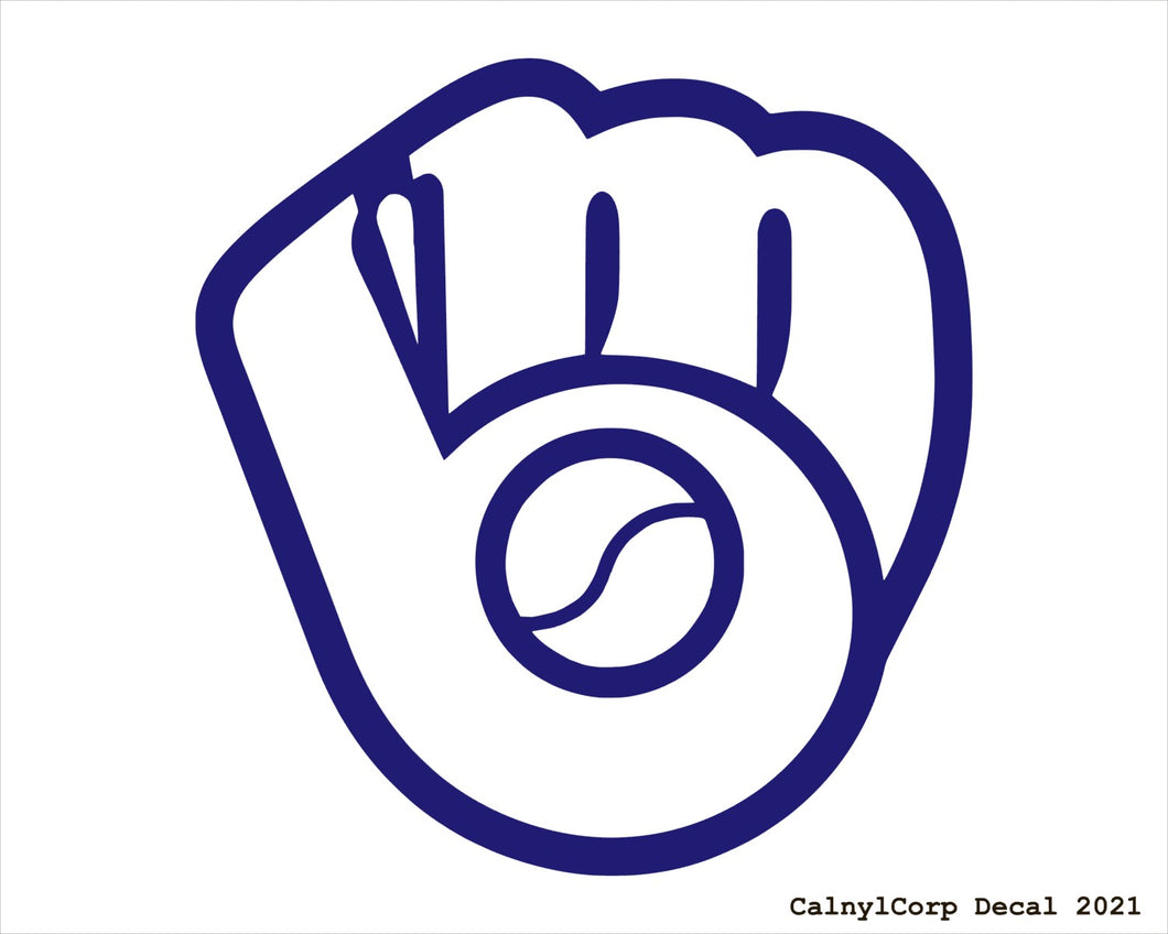 Milwaukee Brewers Vinyl Sticker Decals