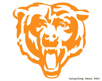 Chicago Bears Vinyl Sticker Decals.