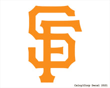 Load image into Gallery viewer, San Francisco Giants Vinyl Sticker Decals.
