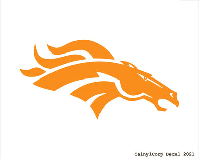 Denver Broncos Vinyl Sticker Decals.