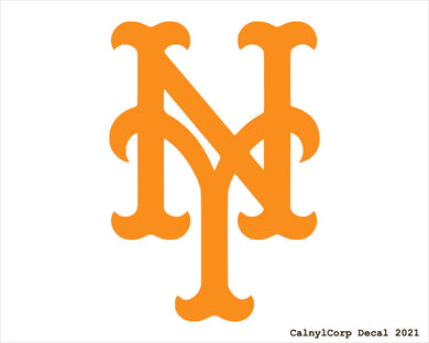 New York Mets Vinyl Sticker Decals.