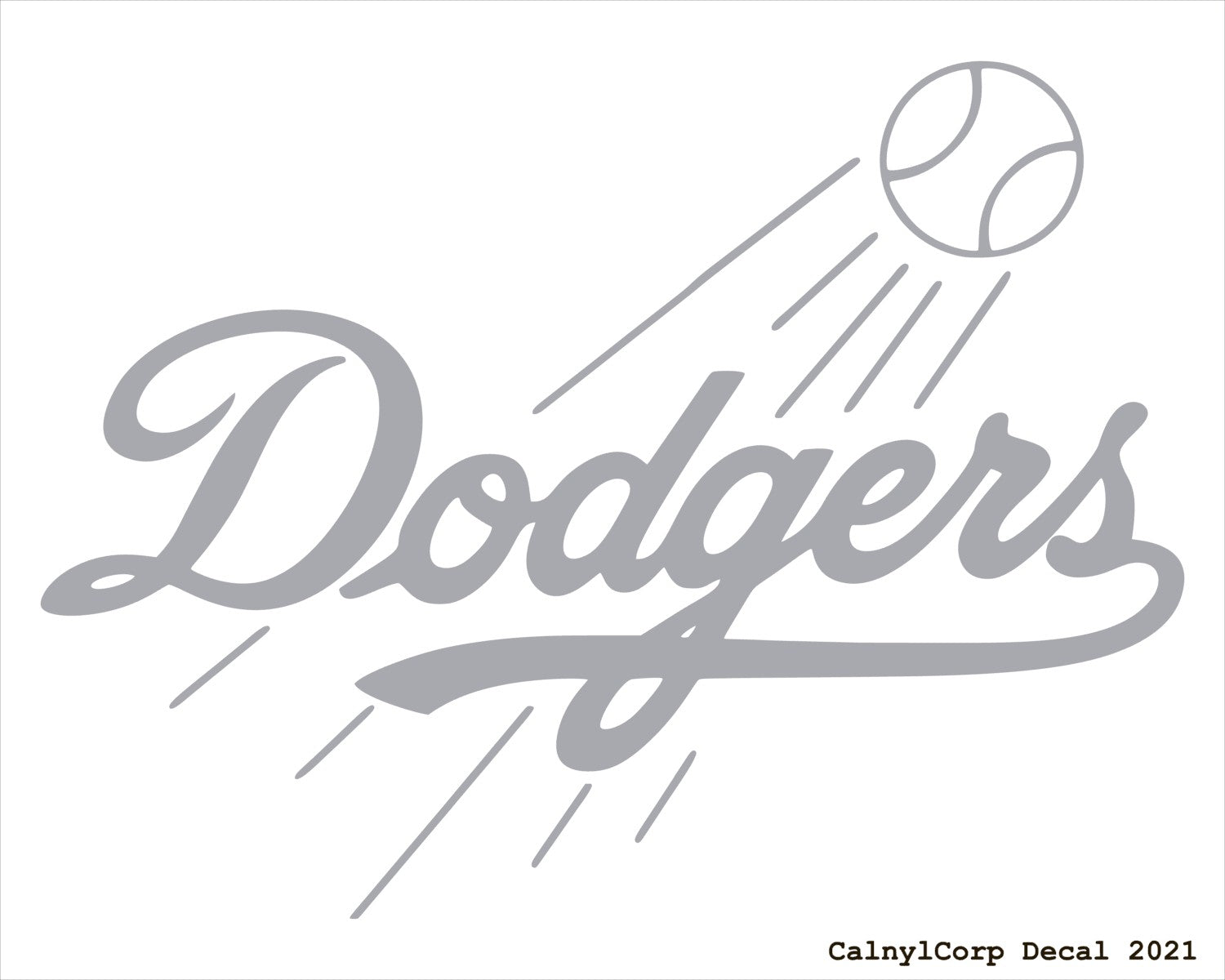Los Angeles Dodgers 3.5" Car Decal Sticker - 2 Pack, Unbranded