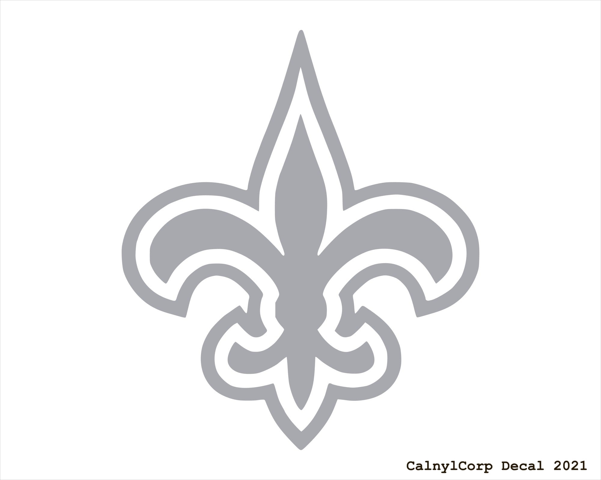 New Orleans Saints NFL Football Bumper Locker Notebook Sticker Decal 4.5"X4.5" E - Foto 5