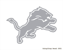 Load image into Gallery viewer, Detroit Lions Vinyl Sticker Decals.
