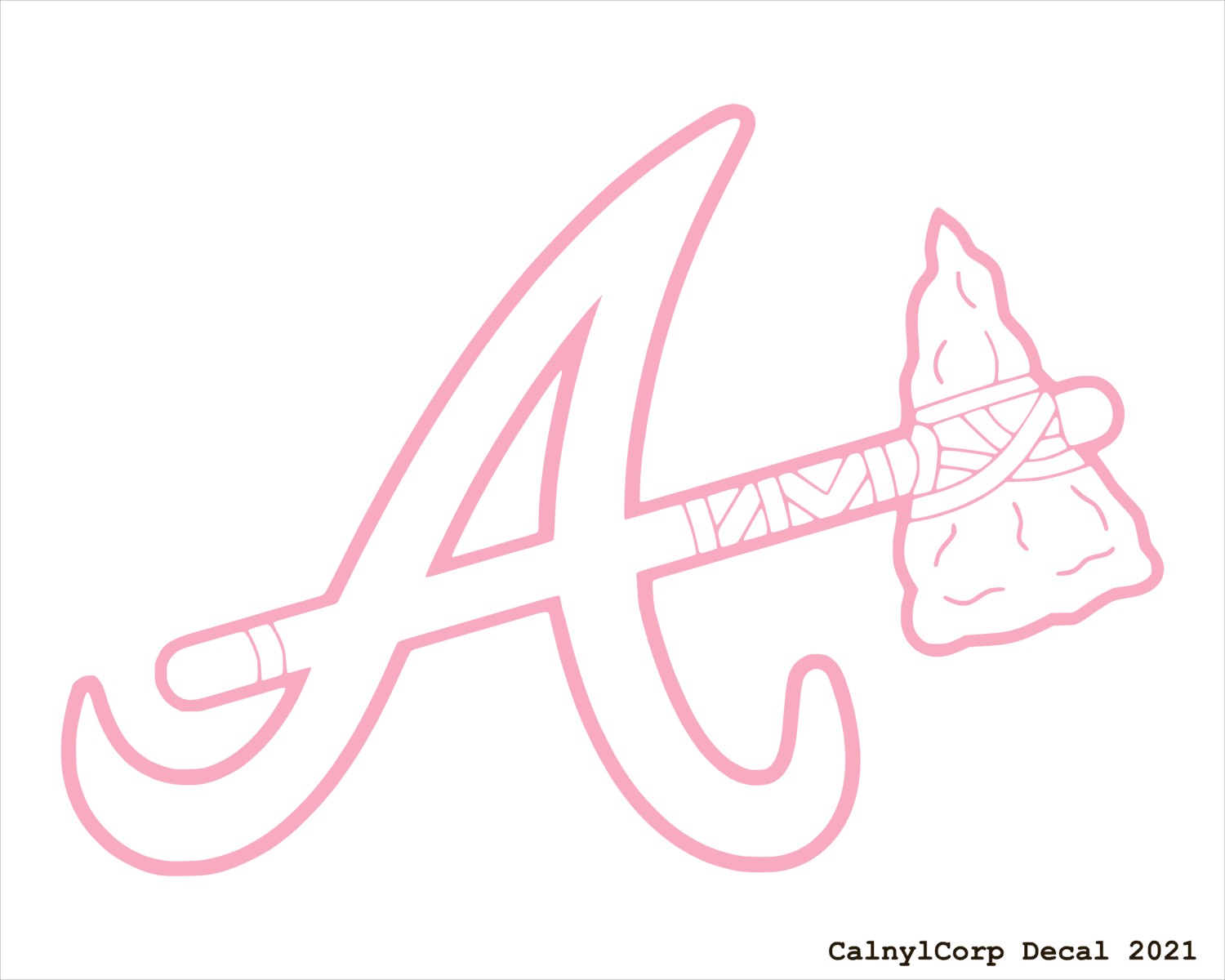 atlanta braves sticker