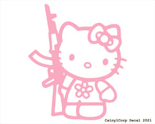 Load image into Gallery viewer, Kiti AK Machine Gun Vinyl Sticker Decals.
