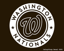 Load image into Gallery viewer, Washington Nationals Vinyl Sticker Decals
