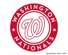 Load image into Gallery viewer, Washington Nationals Vinyl Sticker Decals
