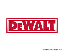 Load image into Gallery viewer, DeWalt Tools Vinyl Sticker Decals.
