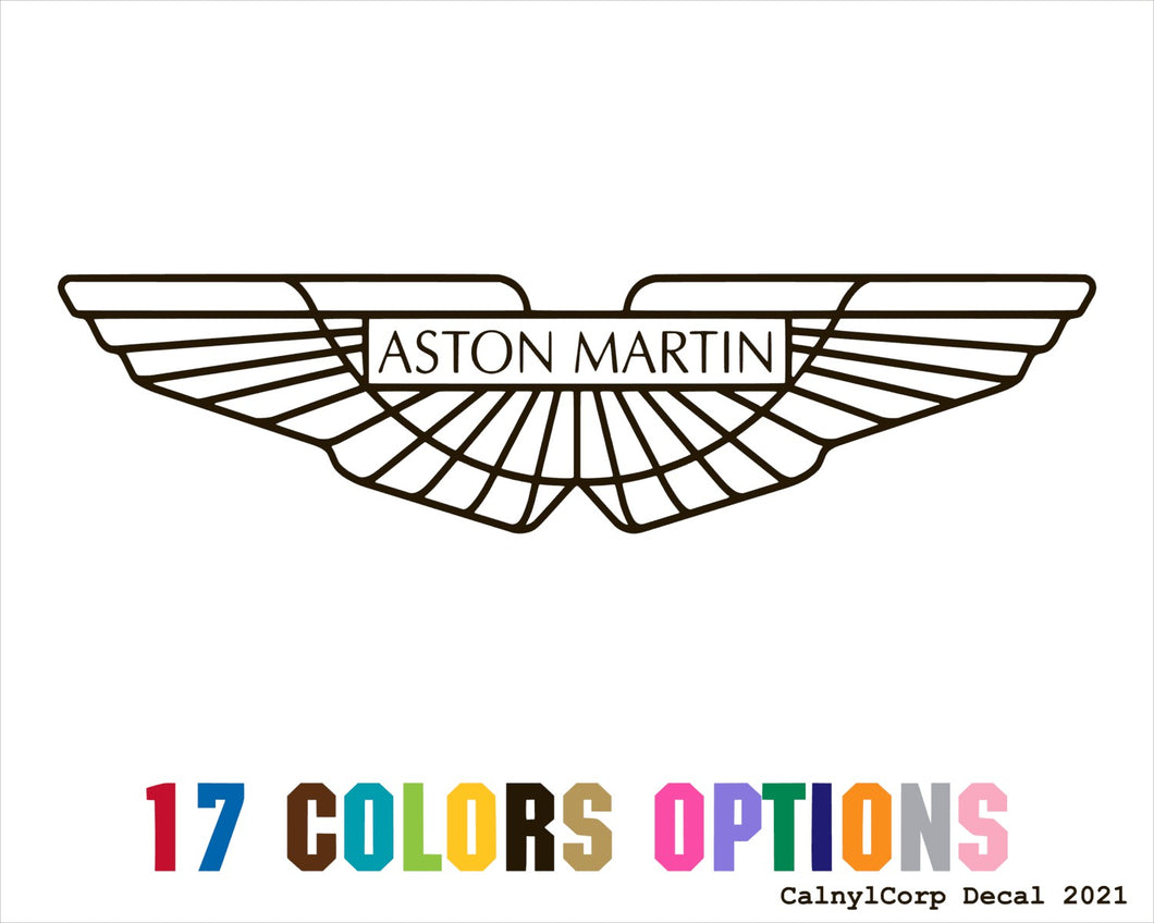 Aston Martin Vinyl Sticker Decals