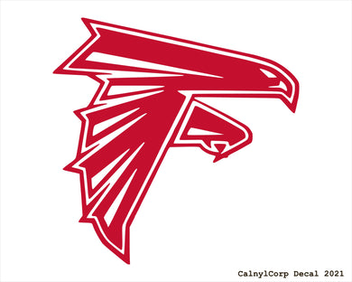 Atlanta Falcons Vinyl Sticker Decals CalnylCorp Decal $3.99