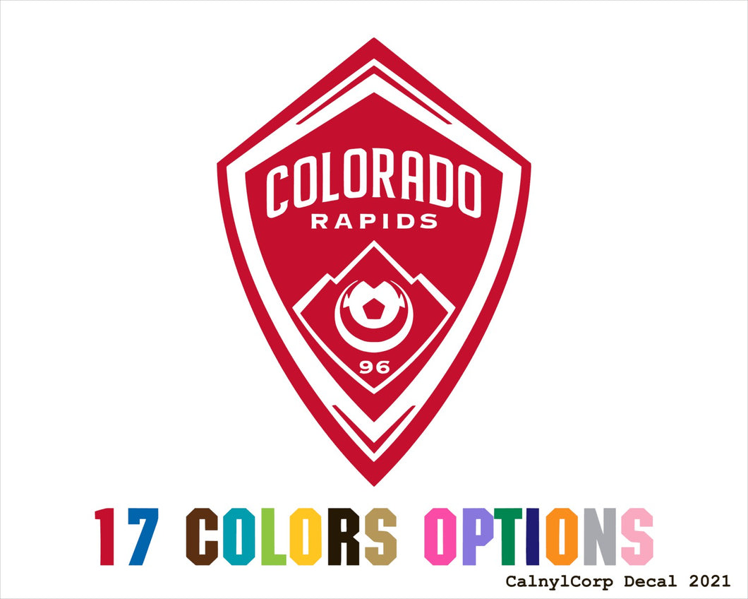 Colorado Rapids Vinyl Sticker Decals