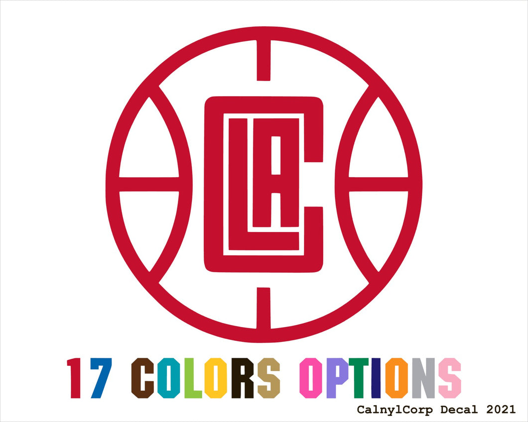 Los Angeles Clippers Vinyl Sticker Decals