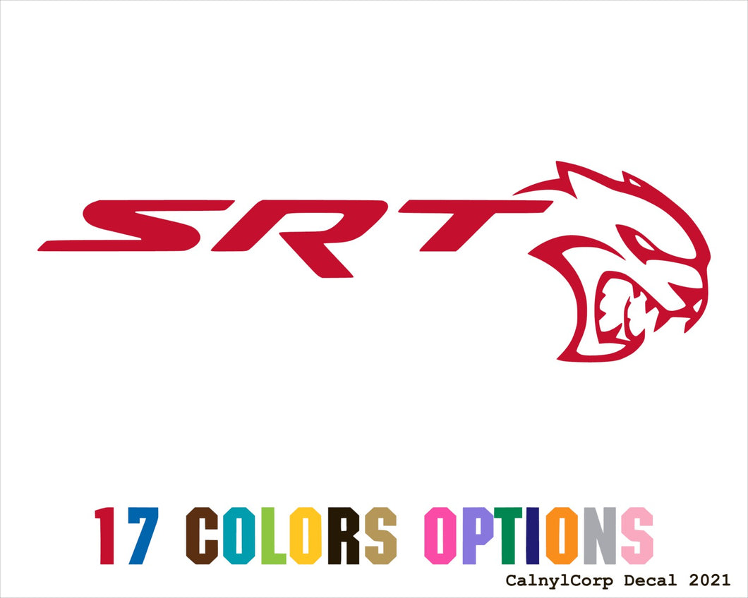 Dodge HellCat SRT Vinyl Sticker Decals