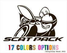 Load image into Gallery viewer, Dodge Challenger Scat Pack Logo Vinyl Sticker Decals
