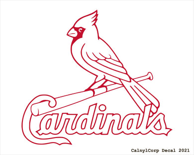 St. Louis Cardinals Vinyl Sticker Decals.