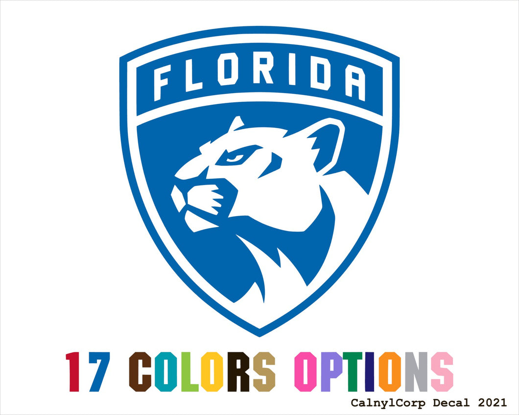 Florida Panthers Vinyl Sticker Decals
