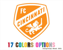 Load image into Gallery viewer, FC Cincinnati Vinyl Sticker Decals
