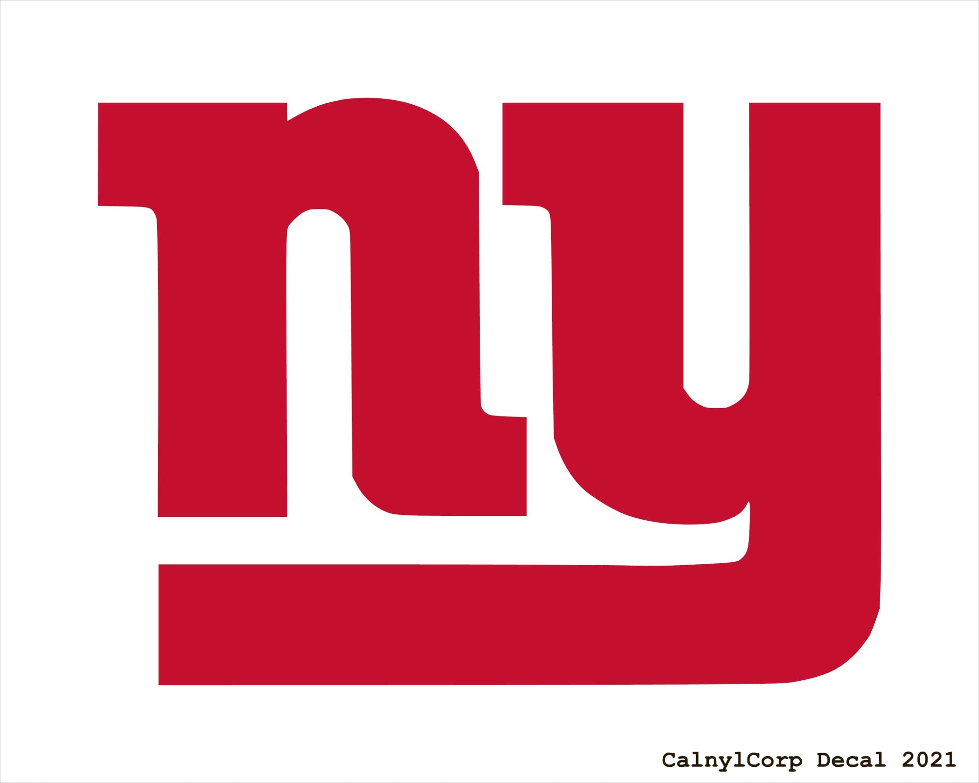 New York Giants Vinyl Decal / Sticker - Multiple Sizes Available (Multi-Color)