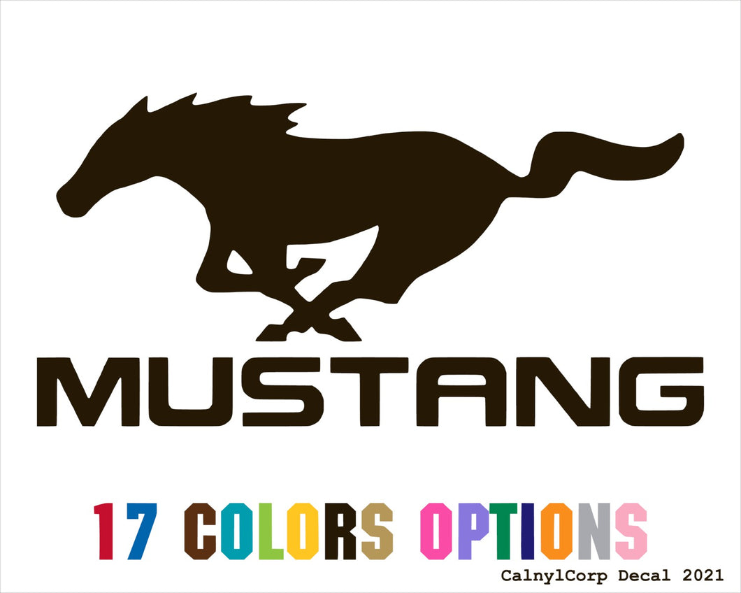 Ford Mustang Vinyl Sticker Decals