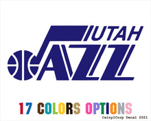 Load image into Gallery viewer, Utah Jazz NBA Vinyl Sticker Decals
