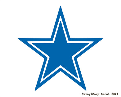 Dallas Cowboys Vinyl Sticker Decals.