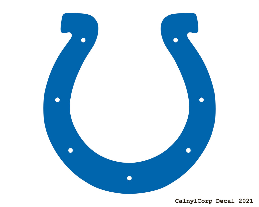 Indianapolis Colts Vinyl Sticker Decals.