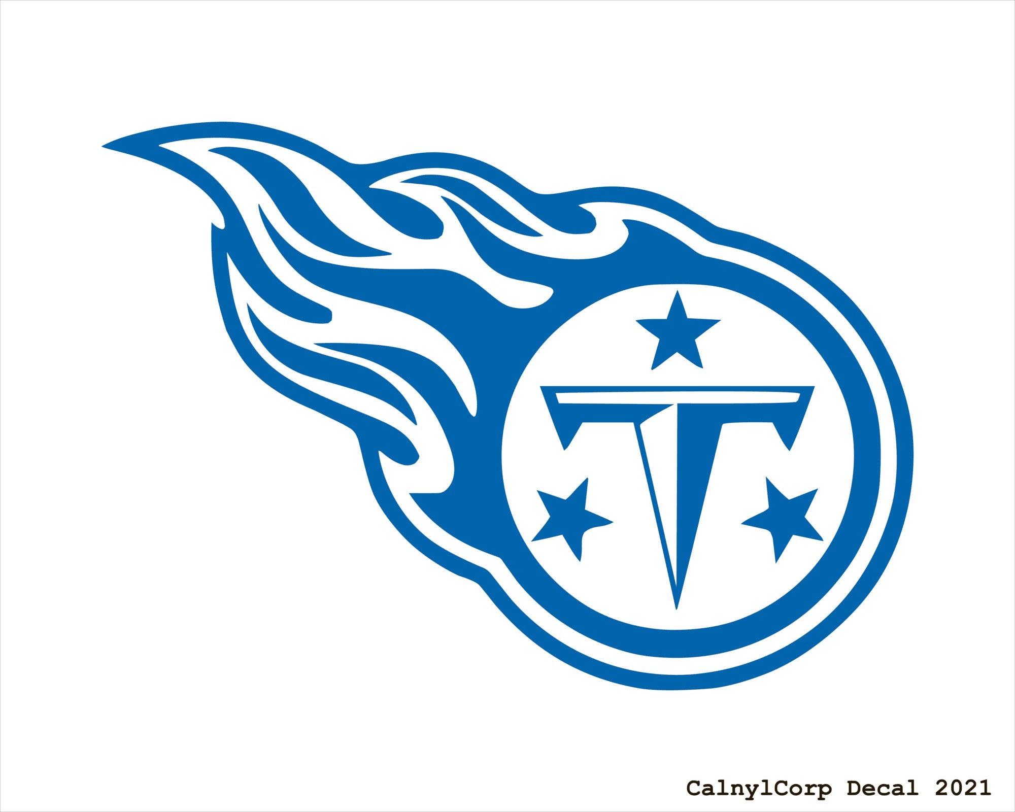 tennessee titans car decal